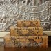 World Menagerie Sanjeev 3 Piece Faux Leather Book Box Set WDMG1254